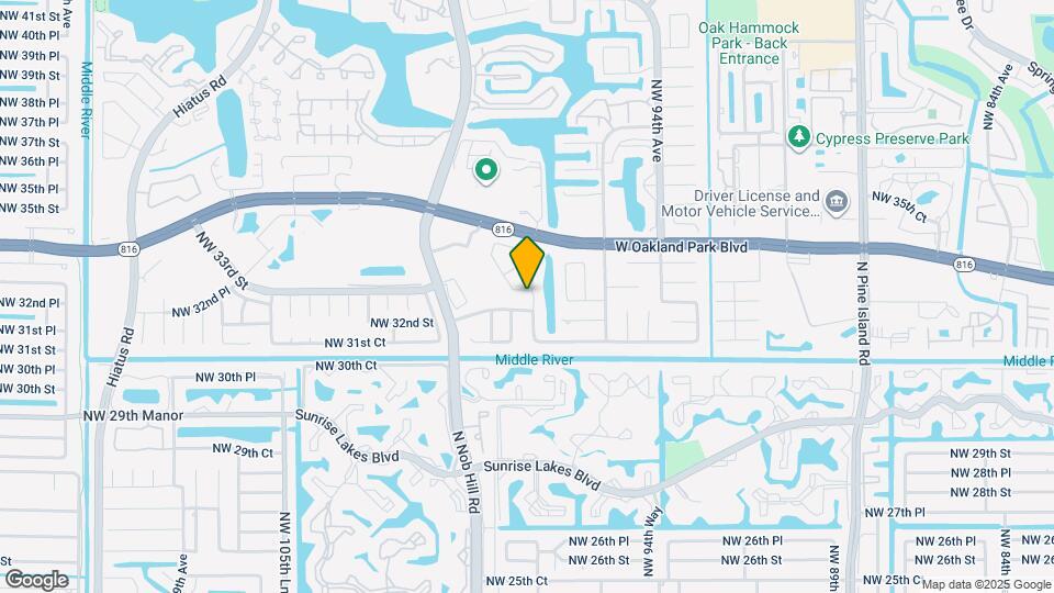 9700 NW 33rd St Map and Location Details