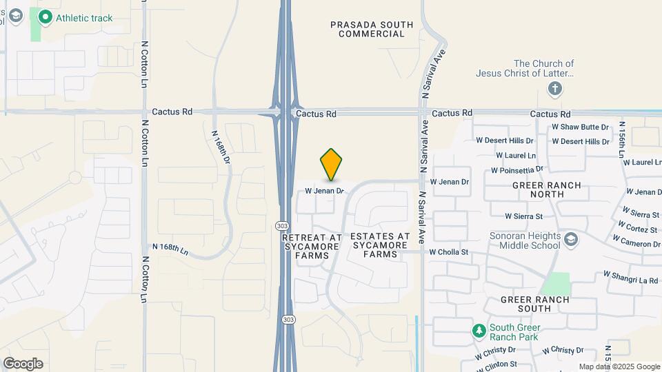 16584 W Jenan Dr Mapa y Detalles de la Ubicación
