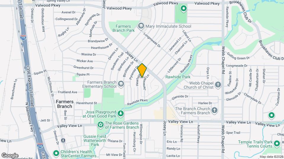 13521 Janwood Ln Map and Location Details