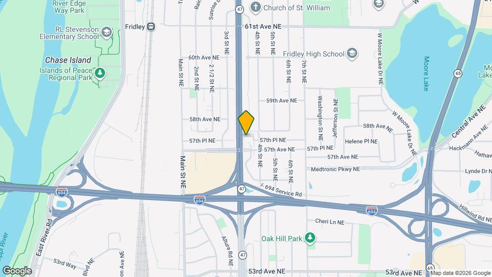 5724 4th St NE Map and Location Details