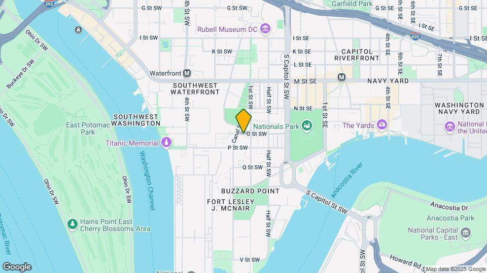 114 O St SW Mapa y Detalles de la Ubicación