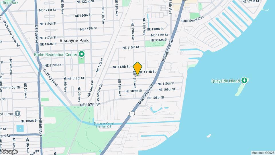 1317 NE 110th Ter, Unit A4 Mapa y Detalles de la Ubicación