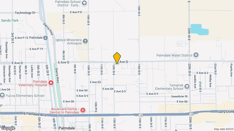 38748 12th St E Mapa y Detalles de la Ubicación