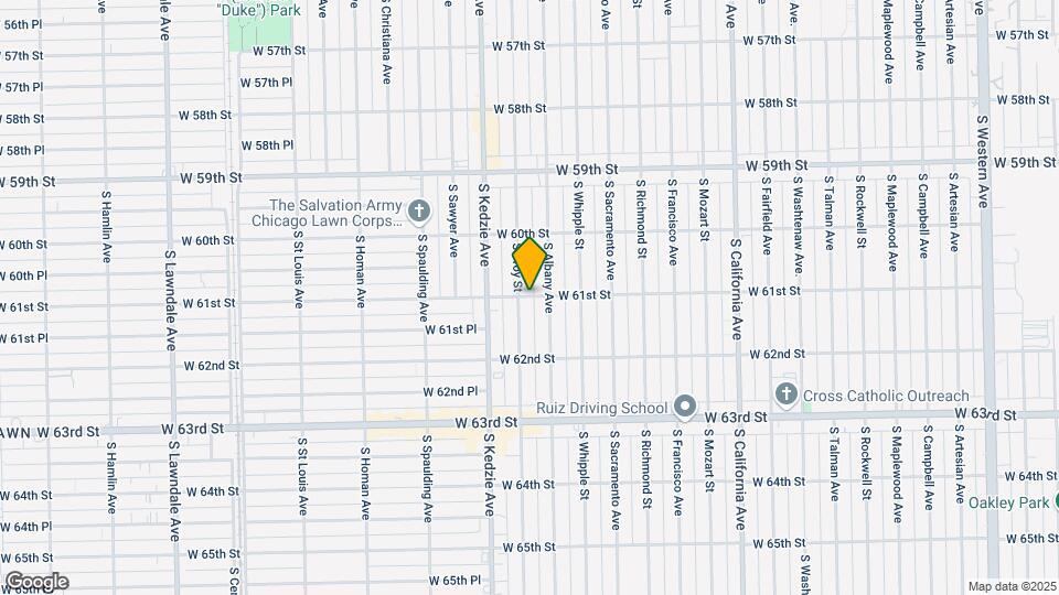 3114 W 61st St-Unit -3 Map and Location Details