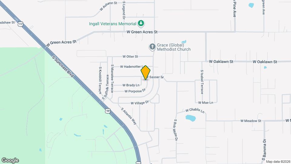 7115 W Porpoise Dr Map and Location Details