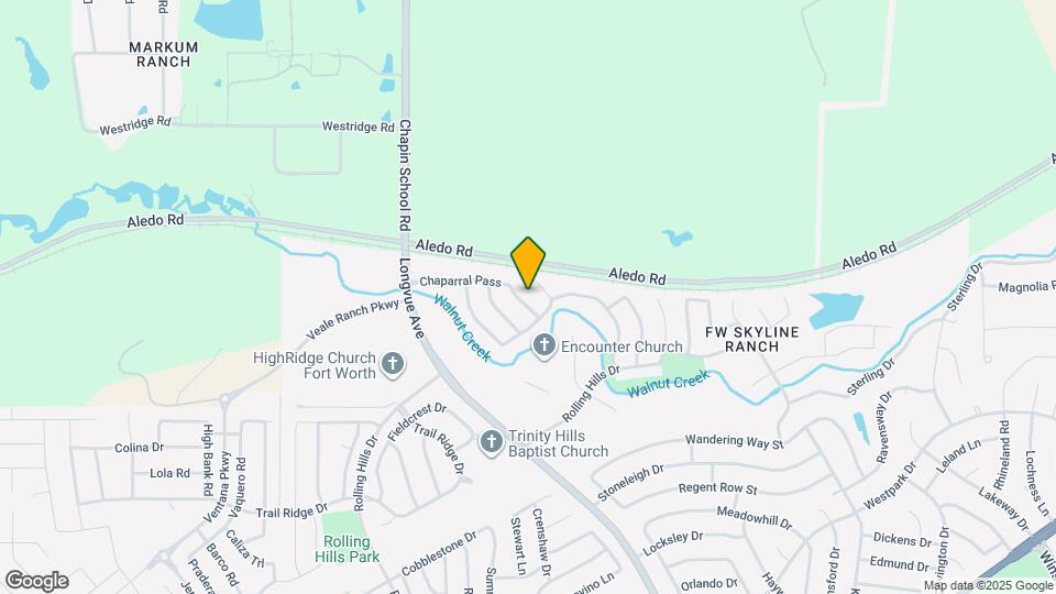 9816 Chaparral Pass Map and Location Details