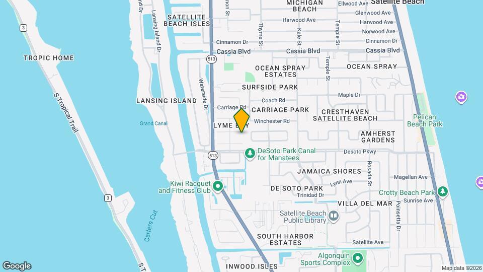 405 Hawthorne Ct Map and Location Details