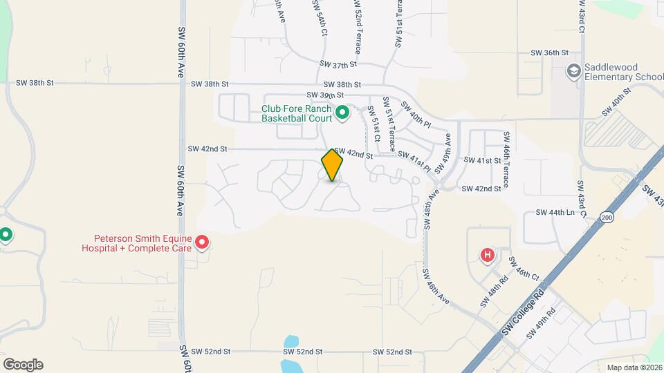 4570 SW 52nd Cir Map and Location Details