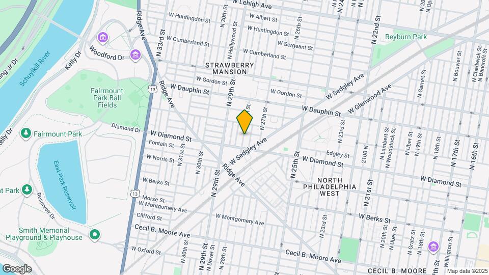 2125 N 28th St Map and Location Details