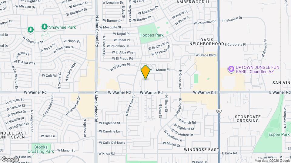 2049 N Sunset Dr Map and Location Details