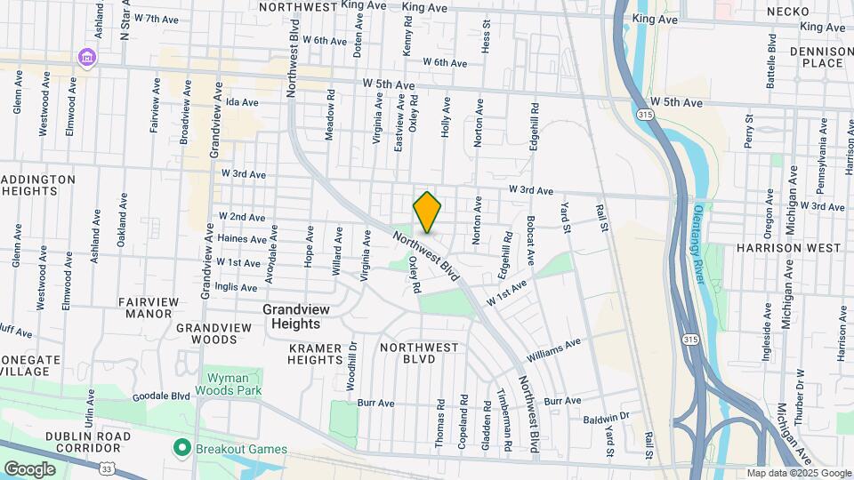 1148-1150 Northwest Blvd Map and Location Details