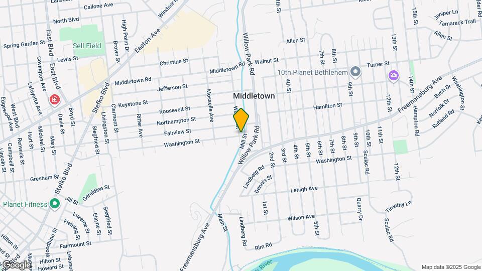 3205 Washington St Map and Location Details