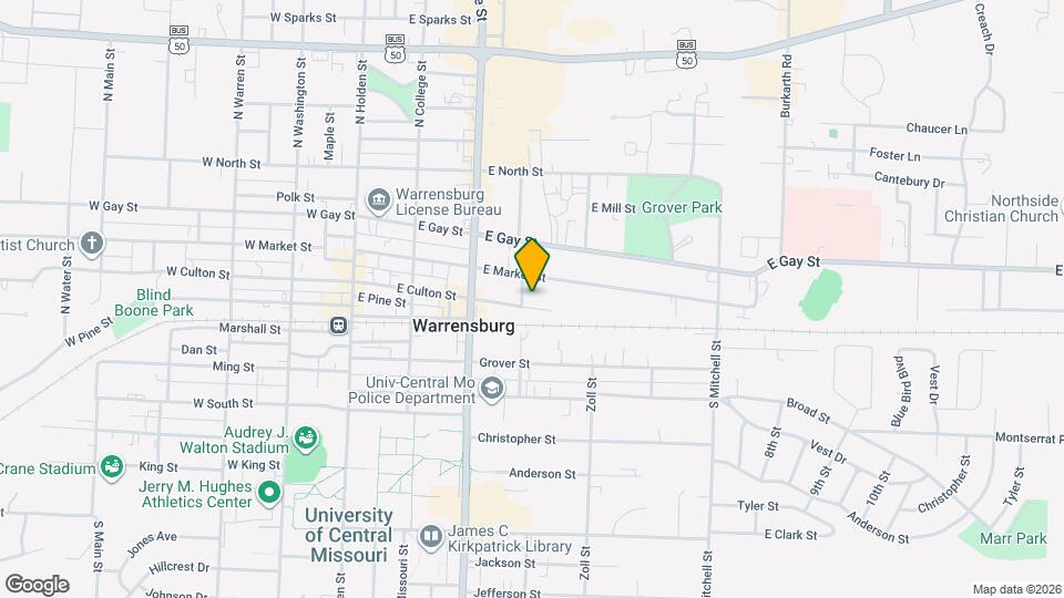 405 E Culton St Map and Location Details