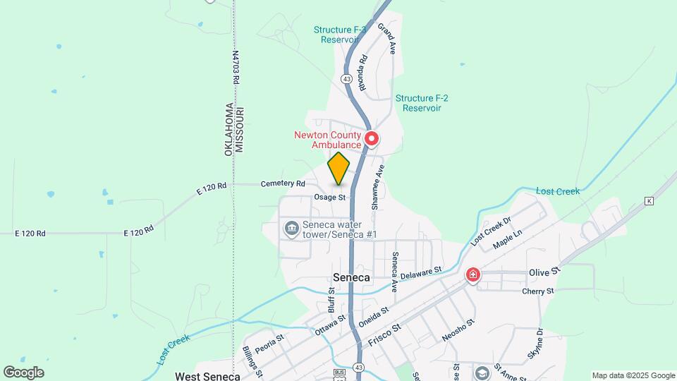 803 Osage St Map and Location Details