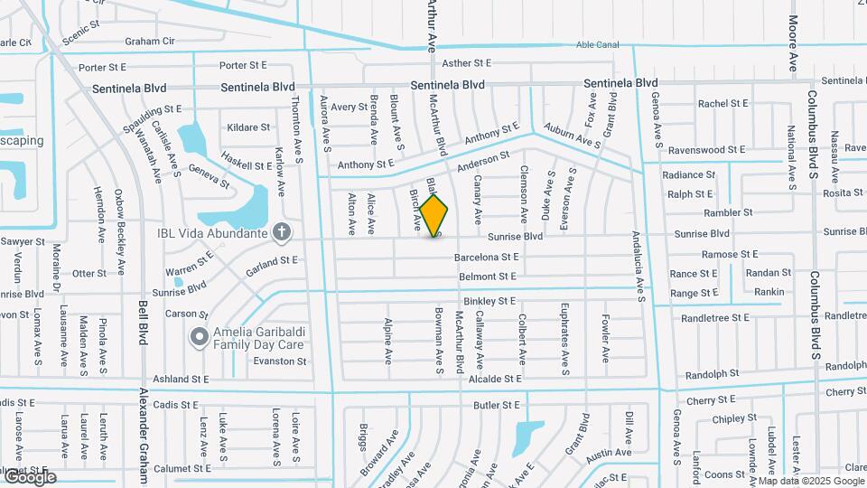 942 Sunrise Blvd Map and Location Details