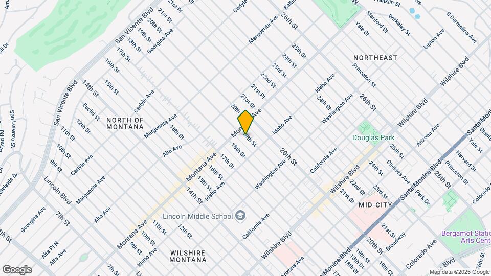 822 19th St Map and Location Details