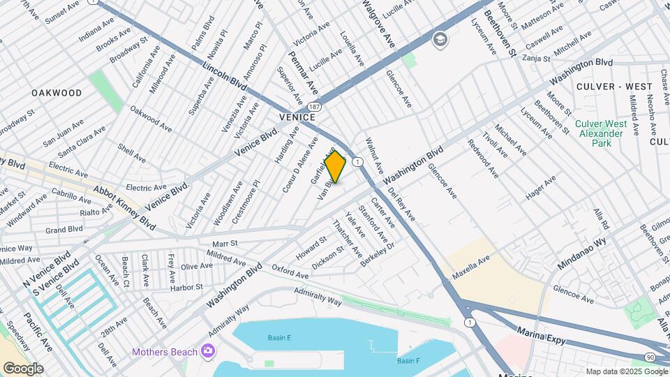 1114 Grant Ave Map and Location Details