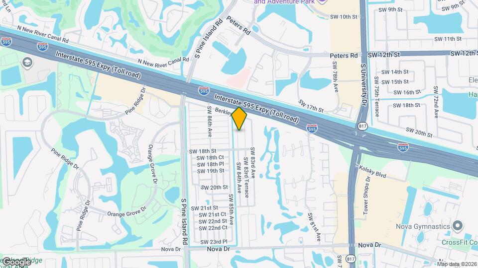 1680 SW 84th Ave Map and Location Details