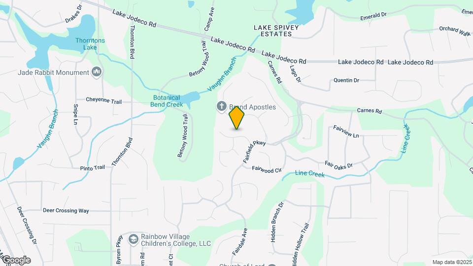 2166 Hedgerow Way Map and Location Details