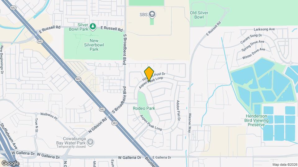 732 Moonlight Mesa Dr Mapa y Detalles de la Ubicación