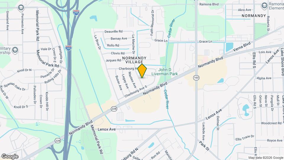 1121 La Marche Dr Map and Location Details