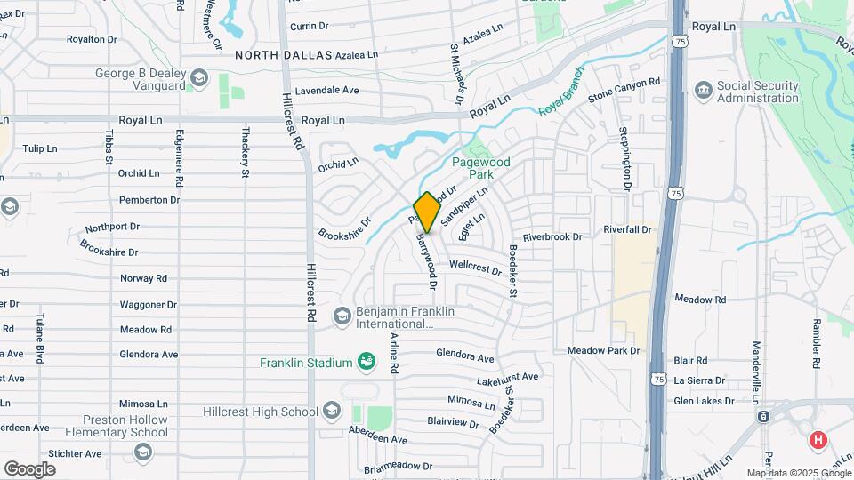 10532 Barrywood Dr Map and Location Details