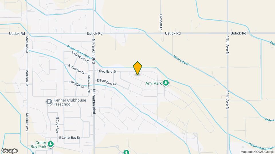7690 E Willard Dr Map and Location Details