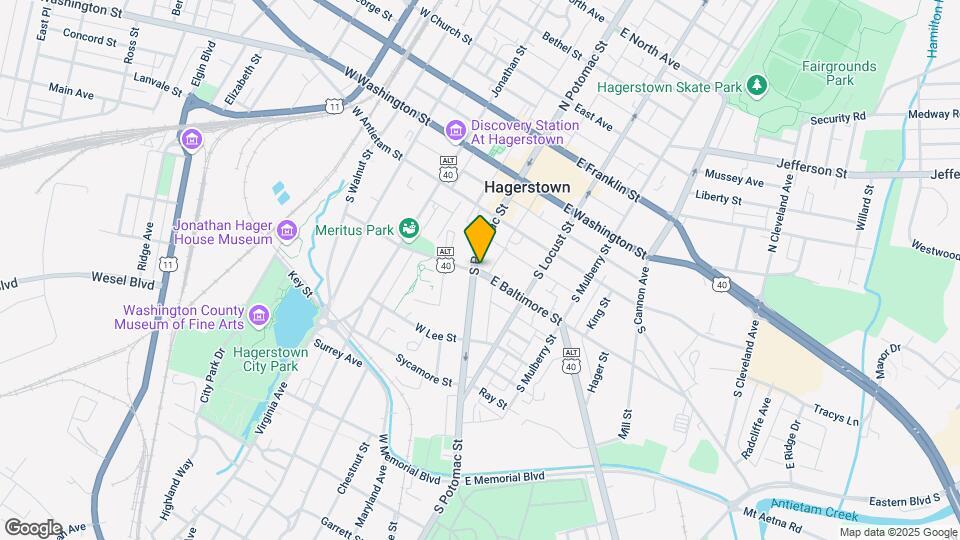 162 S Potomac St Map and Location Details