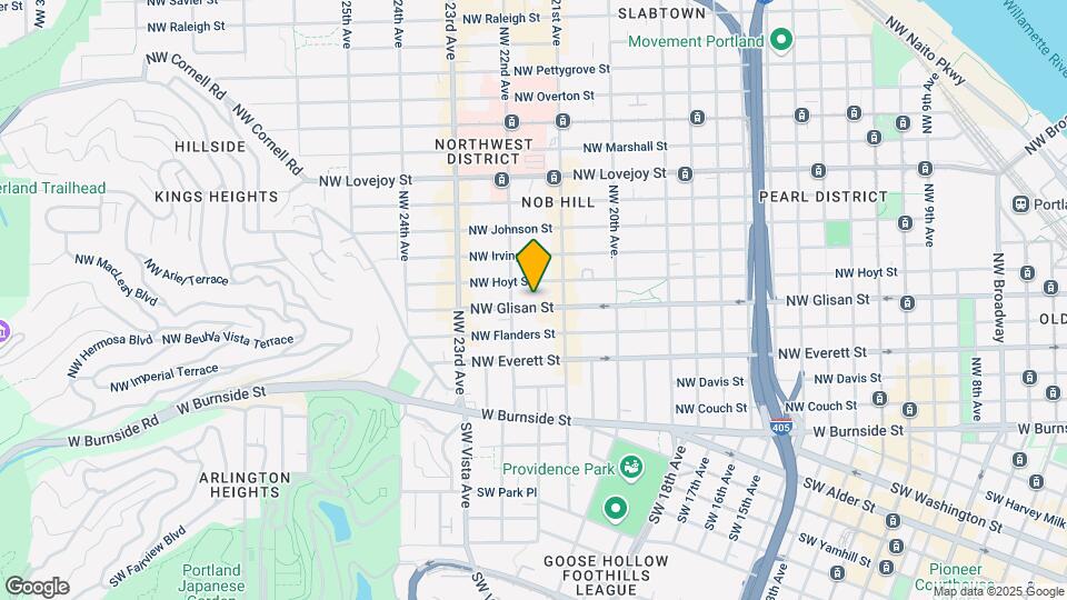 2155 NW Glisan St Map and Location Details