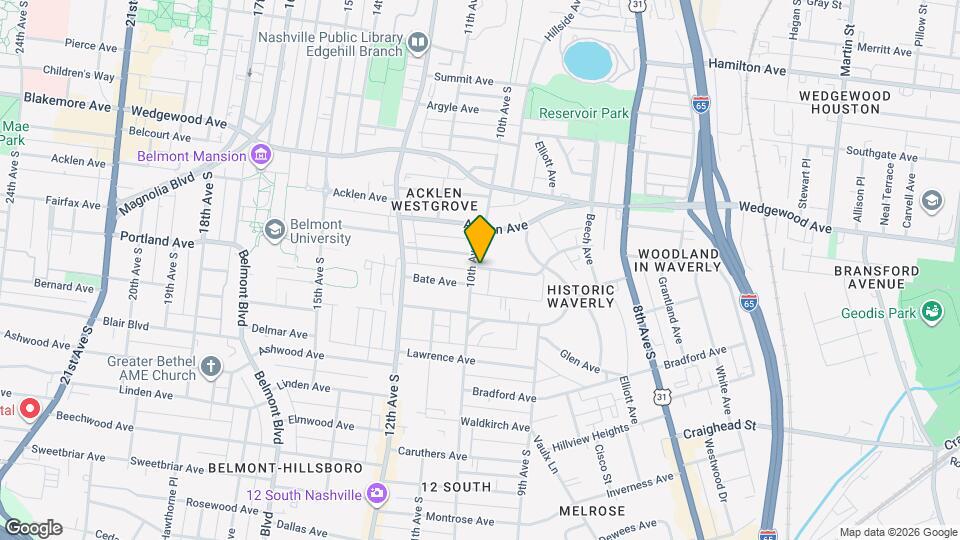 2018 10th Ave S Mapa y Detalles de la Ubicación