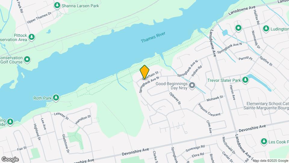 575 Springbank Ave Map and Location Details