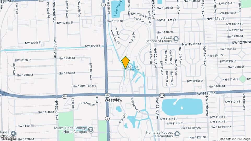 12258 NW 24th Pl Map and Location Details