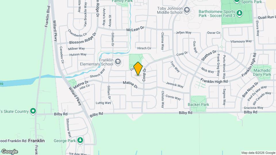 5505 Claudied Way Map and Location Details