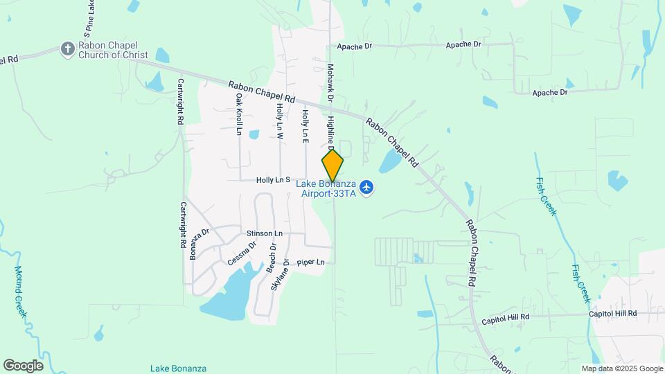 5610 Highline Dr Map and Location Details