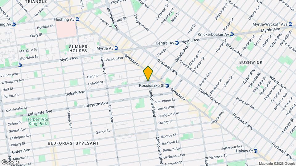 1080 Dekalb Ave, Unit 3 Mapa y Detalles de la Ubicación