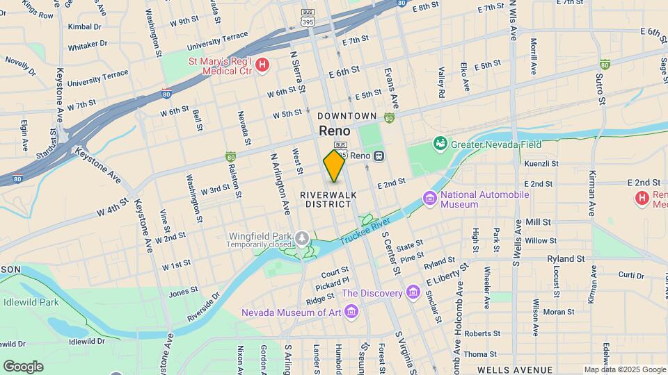 255 N Sierra St Mapa y Detalles de la Ubicación