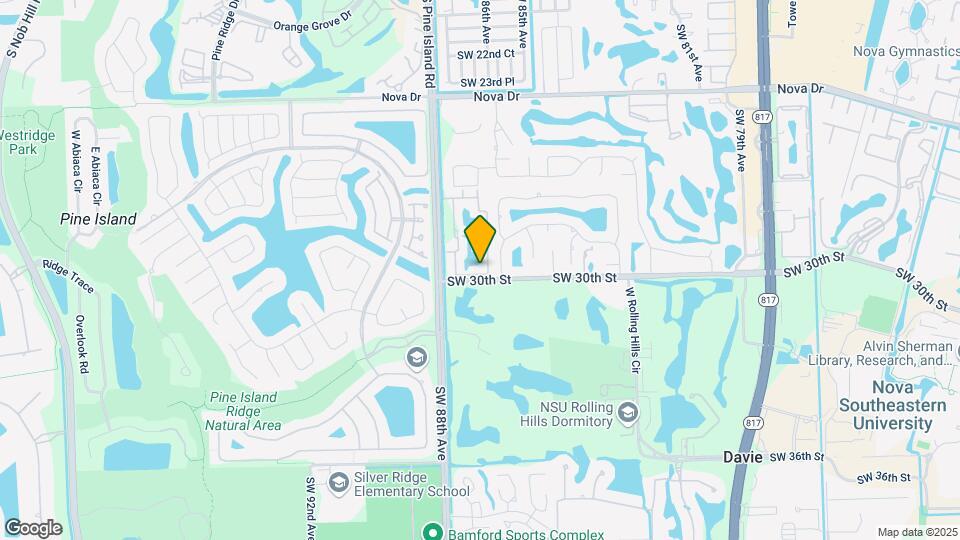 8711 SW 30th St Map and Location Details