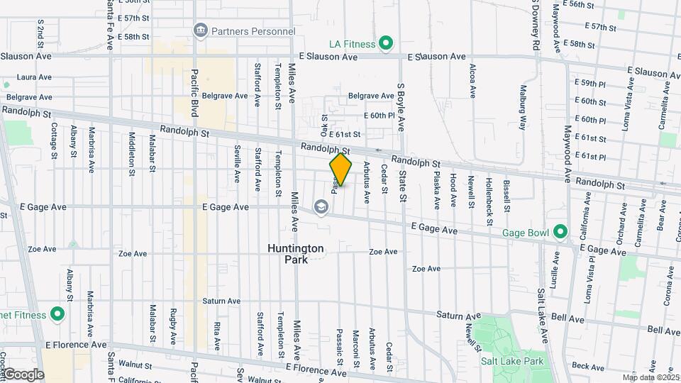 6334 Passaic St Map and Location Details