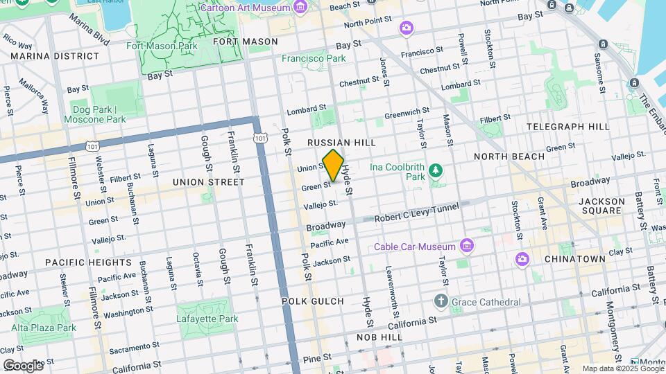 1251 Green St Map and Location Details