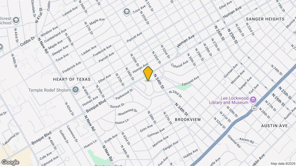 3416 Brook Cir Map and Location Details