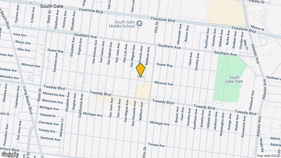 4111 Missouri Ave Mapa y Detalles de la Ubicación