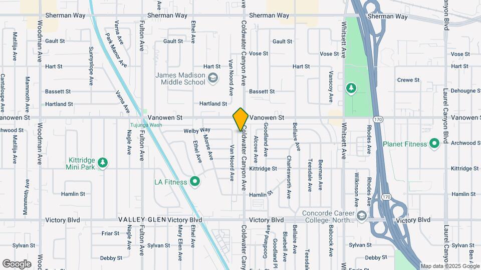 6719 Coldwater Canyon Ave Map and Location Details