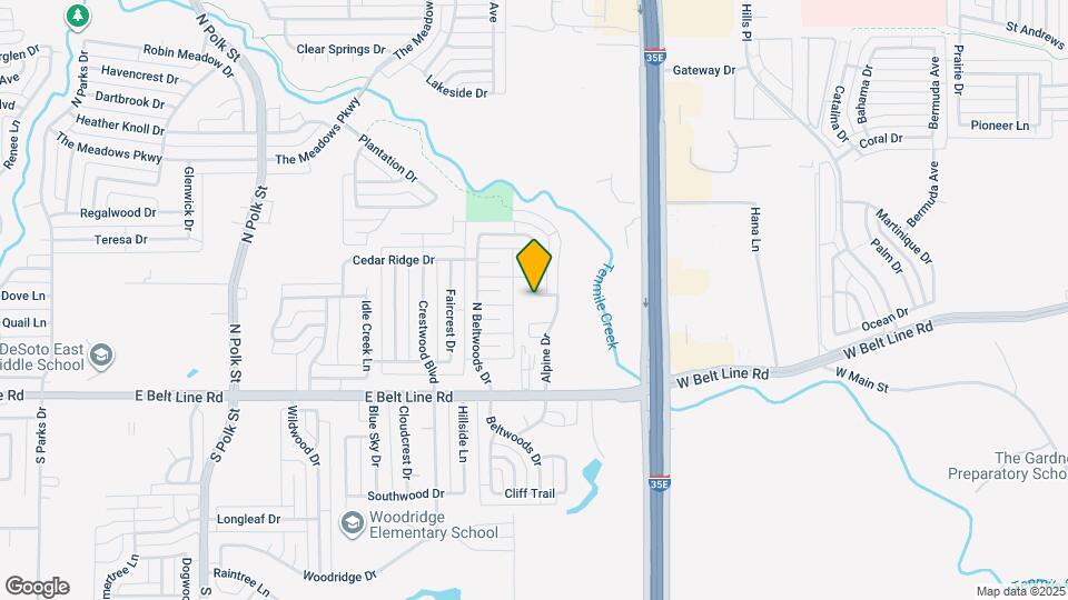 352 N Beltwoods Dr Map and Location Details