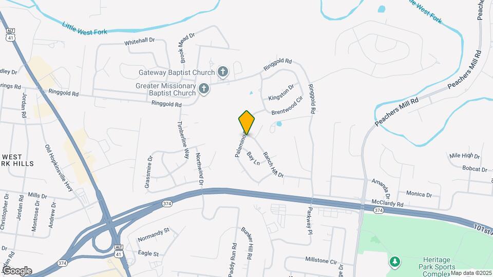 1831 Palamino Dr Map and Location Details