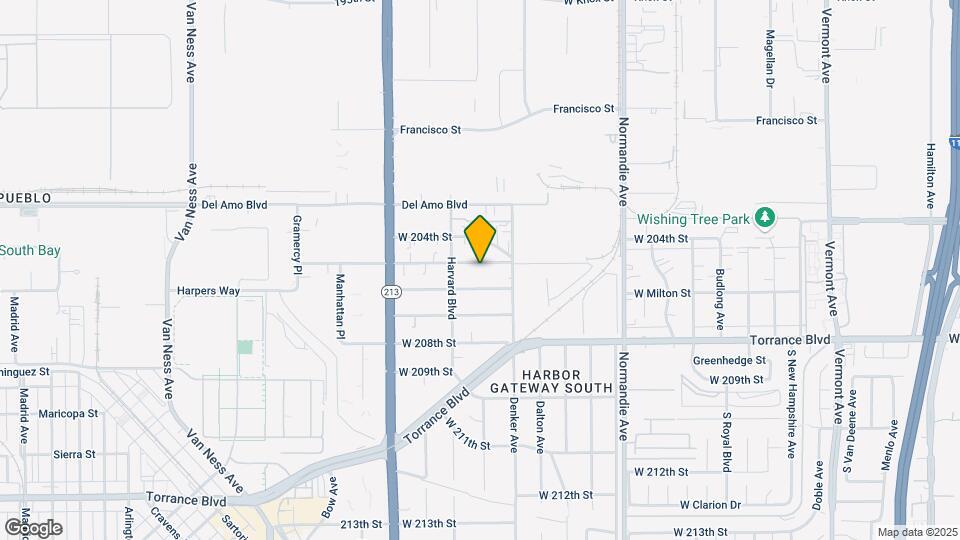 1538 W 205th St Map and Location Details