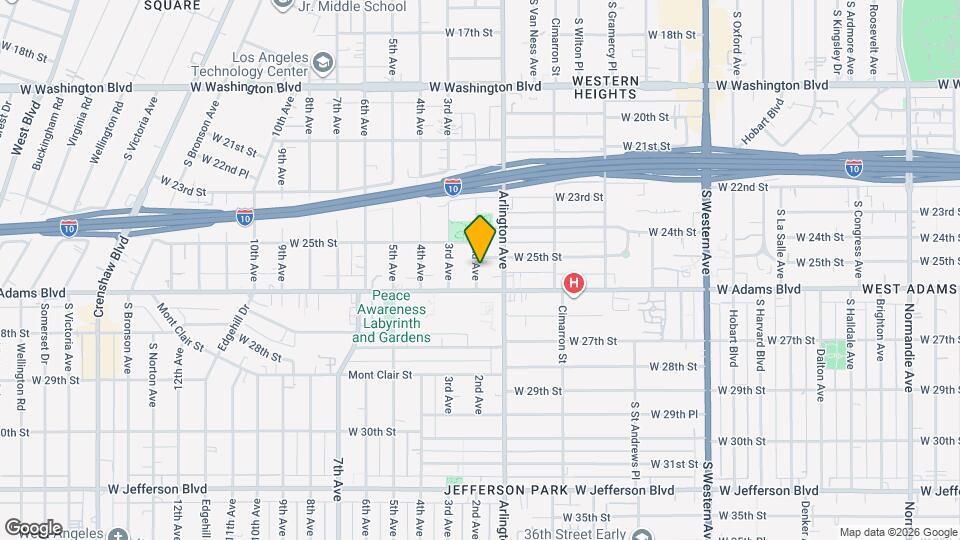 2516 2nd Ave Map and Location Details