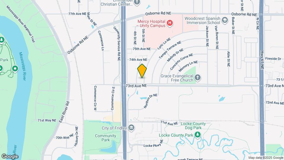 7310 Lyric Ln NE Map and Location Details