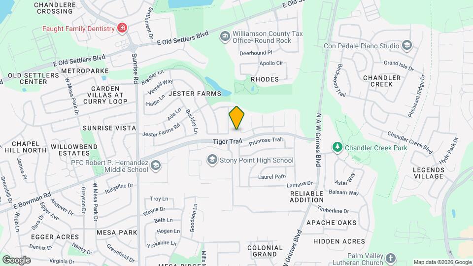 1517 Alazan Cove Map and Location Details