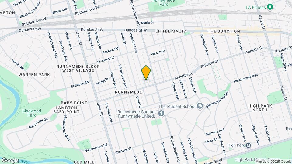 533 Beresford Ave Map and Location Details