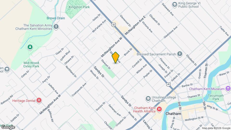 130 Sheldon Ave Map and Location Details